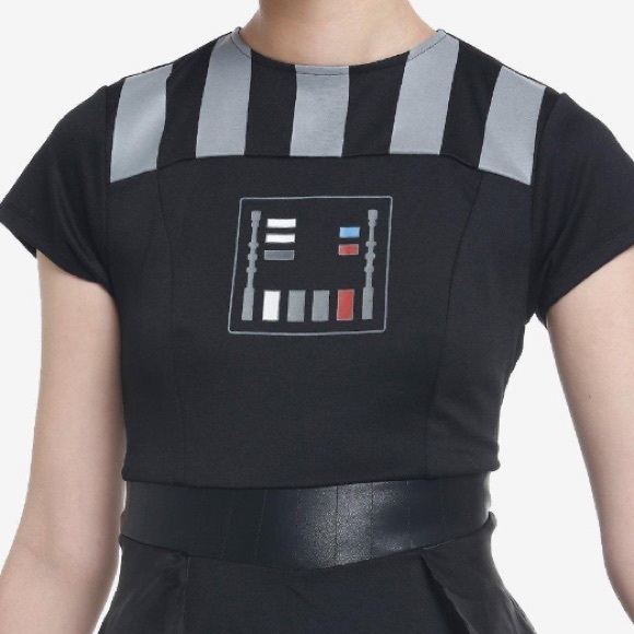 Her Universe Star Wars Disney Darth Vader Retro Dress NWT Costume Halloween - Picture 2 of 6